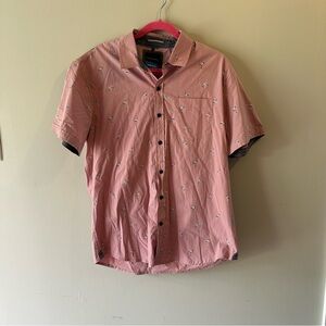Men's Pink Short Sleeve Shirt